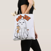 Boo-Jee Niedliches Halloween Ghost mit 40oz Tumble Tasche (Von Nahem)