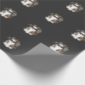 Boo Jee Süßer Geist Halloween Leopard Design_1 Geschenkpapier (Ecke)