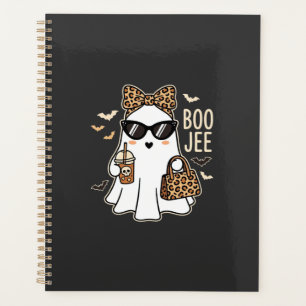 Boo Jee Süßer Geist Halloween Leopard Design_1 Planer