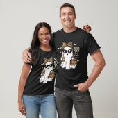 Boo Jee Süßer Geist Halloween Leopard Design_1 T-Shirt (Unisex)