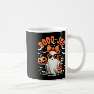 Boo-jee Trick oder Treat Spooky Ghost-Kürbislatern Kaffeetasse