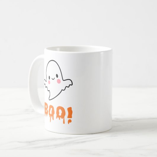 BOO 👻 KAFFEETASSE (Vorderseite Links)