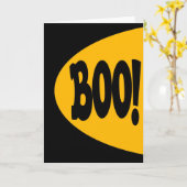 BOO! KARTE (Gelbe Blume)