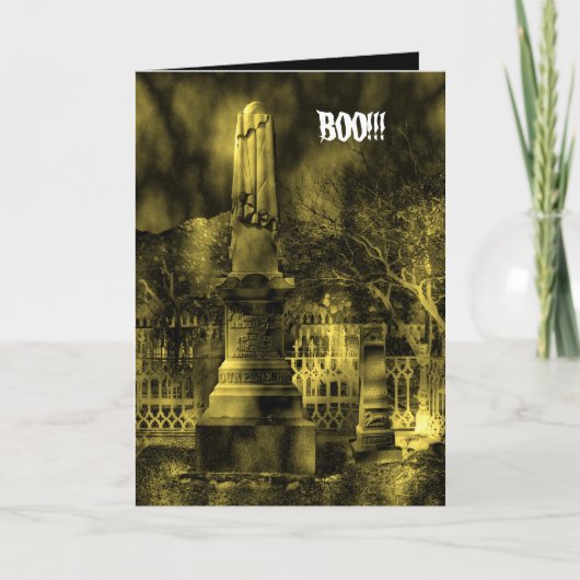 BOO!!! KARTE (Vorderseite)