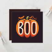 Boo ! karte (Vorderseite/Rückseite Beispiel)