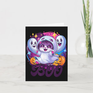 Boo-Katze Geist Karte