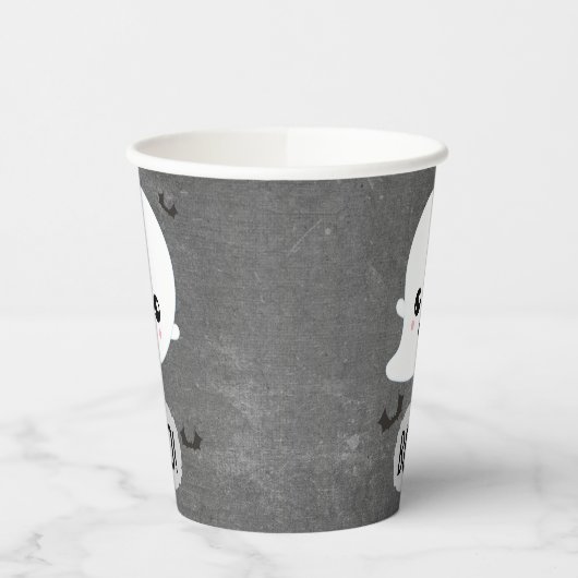 Boo Kawaii Ghost Halloween Pappbecher (Links)