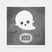 Boo Kawaii Ghost Serviette (Vorderseite)