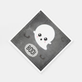 Boo Kawaii Ghost Serviette (Ecke)