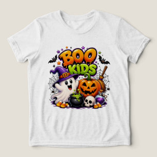 Boo Kids Süßes Halloween-Shirt, Grusel-Saison-Geis Tri-Blend Shirt
