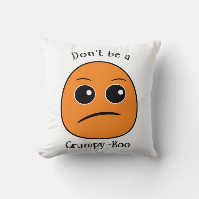 Boo Kissen - Grumpy-Boo (Vorderseite)
