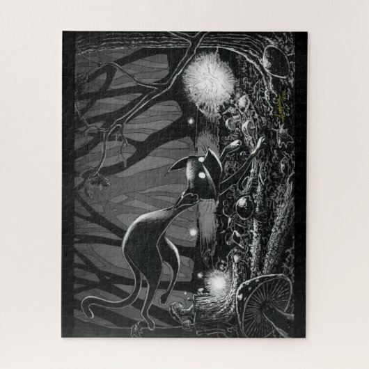 Boo Kitty Chases a Fairy Jigsaw Puzzle (Vertikal)