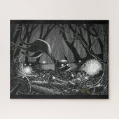 Boo Kitty Chases a Fairy Jigsaw Puzzle (Horizontal)