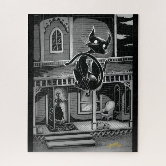 Boo Kitty fliegt Jigsaw Puzzle (Vertikal)