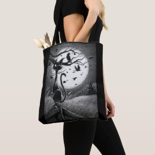 Boo Kitty fühlt sich wie ein echter Wind Tote Bag Tasche