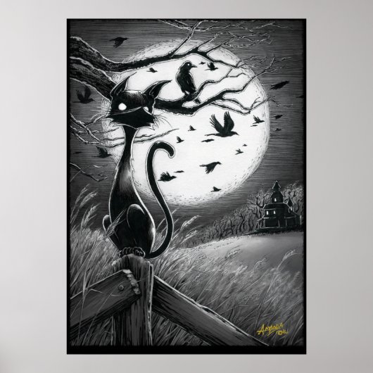 Boo Kitty fühlt sich wie ein echtes Windposter Poster (Vorne)