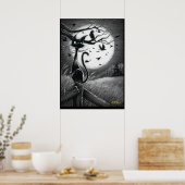 Boo Kitty fühlt sich wie ein echtes Windposter Poster (Küche)