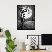 Boo Kitty fühlt sich wie ein echtes Windposter Poster (Heimbüro)