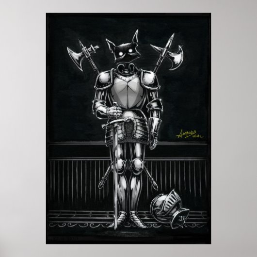 Boo Kitty in Armor Poster (Vorne)