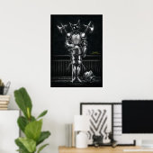 Boo Kitty in Armor Poster (Heimbüro)
