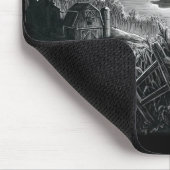 Boo Kitty in der Moonlight Mouse Pad Mousepad (Ecke)