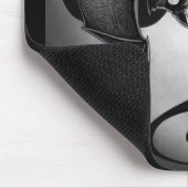 Boo Kitty mit einem Dizzy Bat Mouse Pad Mousepad (Ecke)