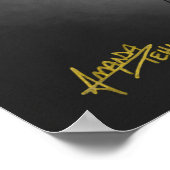 Boo Kitty mit einem Dizzy Bat Poster (Ecke)