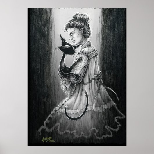 Boo Kitty mit ihrem Geist Poster (Vorne)