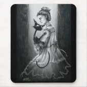 Boo Kitty mit ihrem Ghost-Maus-Pad Mousepad (Vorne)