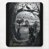 Boo Kitty, Music Critic Mouse Pad Mousepad (Vorne)