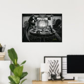 Boo Kitty Plays Cards Poster (Heimbüro)