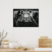 Boo Kitty Plays Cards Poster (Küche)