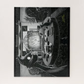 Boo Kitty Plays Karten Jigsaw Puzzle (Vertikal)