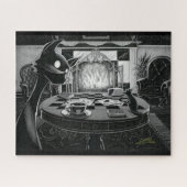 Boo Kitty Plays Karten Jigsaw Puzzle (Horizontal)