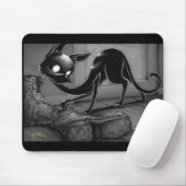 Boo Kitty pokes ein Boot Mouse Pad Mousepad (Mit Mouse)