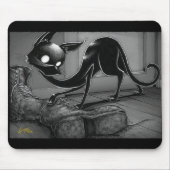 Boo Kitty pokes ein Boot Mouse Pad Mousepad (Vorne)