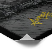 Boo Kitty pokes ein Boot Poster (Ecke)