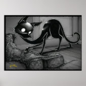 Boo Kitty pokes ein Boot Poster (Vorne)