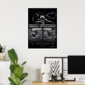 Boo Kitty rät das Aquarium Poster (Heimbüro)