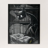 Boo Kitty Reads Dune Jigsaw Puzzle (Vertikal)