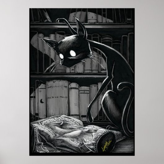 Boo Kitty Reads Dune Poster (Vorne)