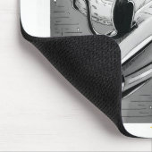 Boo Kitty Rockets zum Mauspad (Ecke)