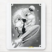 Boo Kitty Rockets zum Mauspad (Vorne)