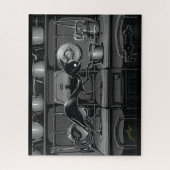 Boo Kitty sieht, was das Jigsaw Puzzle kocht (Vertikal)