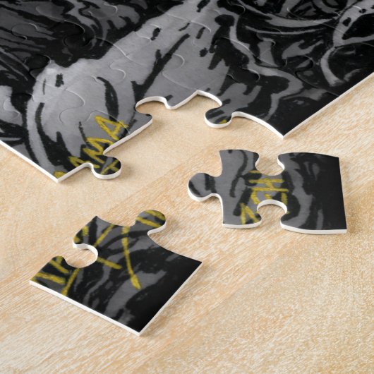 Boo Kitty Stalks a Raven Jigsaw Puzzle (Seite)