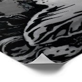 Boo Kitty stalks a Raven Poster (Ecke)