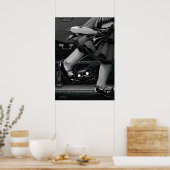 Boo Kitty verbirgt sich unter dem Möbelposter Poster (Küche)