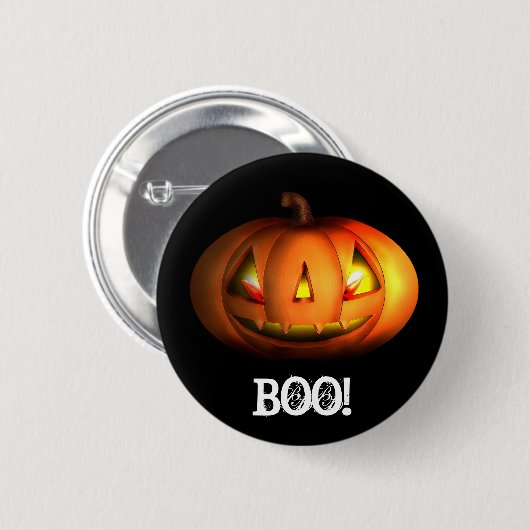 BOO! Knopf Button (Vorne & Hinten)