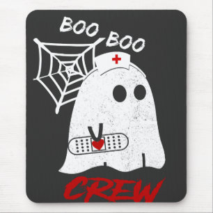 BOO Krankenschwester Crew Tee, lustige halloween K Mousepad