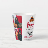 Boo Kürbiskürbis Jack-o-Laterne glückliches Hallow Milchtasse (Vorderseite)